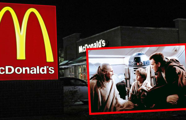 Star Wars-stjärna akut till psyket efter lunch på McDonald's